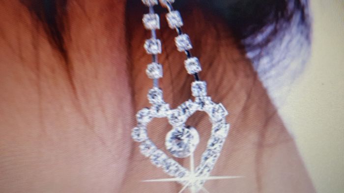 Bridal Necklace and matching Earrings ( DEBS )