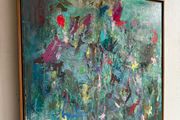 Large Original Floral  Painting Irish abstract art Warm Aesthetic