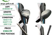 Ping G440 Max #5 Wood 19 Degree / Tour 2.0 Chrome 75 X-Stiff