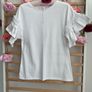 T-shirt statement top savida 100% cotton size xsmall Image 2