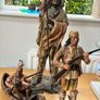 Job Lot of Native American Statues. Image 2