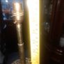 A Beautiful Genuine Old Brass Well Detailed Standard Lamp Image 6