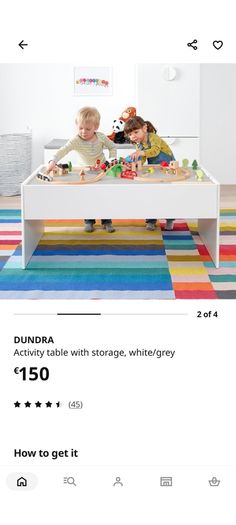 IKEA Dundra play table