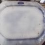 a large antique meat platter called flow blue date 1850 Image 3