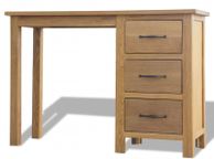 main image for ad Desk with 3 Drawers 106x40x75 cm Solid Oak Wood