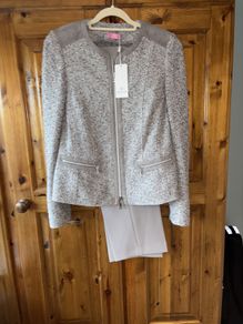ladies 2 piece trouser suit