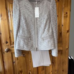 ladies 2 piece trouser suit