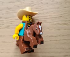 lego cowboy costume guy collectible series 18