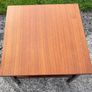 Vintage Retro Danish style square coffeetable with magazine shelf c1970 Image 2