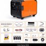 5kw 12V 24V Horizontal Diesel Parking Heater Car Diesel Air Heater Vehicle Cabin Heater Cab Heater Automotive Air Heater With Remote Control Overheat Protection For Truck RV Car Image 3