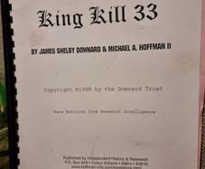 King Kill 33 by James Shelby Downard and Michael A Hoffman II