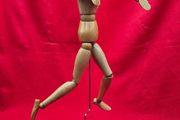 Old Wooden Mannequin , Cool Decoration , 45 cm tall