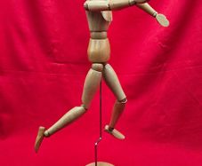 Old Wooden Mannequin , Cool Decoration , 45 cm tall