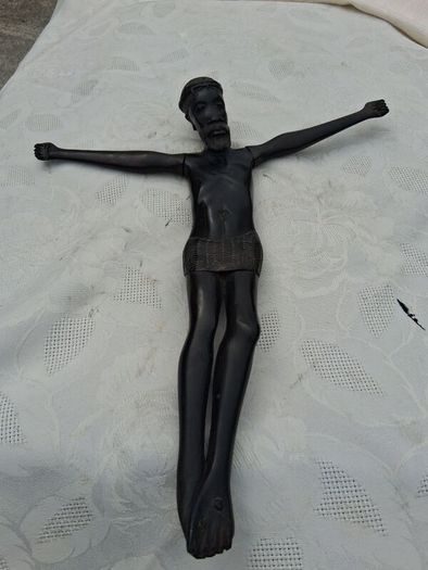 Mid Century Ebony African Corpus Christ