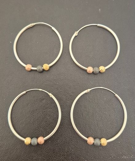 Sterling Silver Hoops