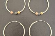 Sterling Silver Hoops