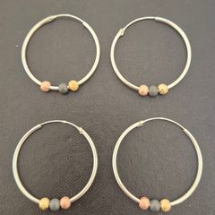 Sterling Silver Hoops