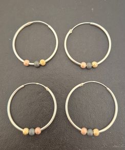 Sterling Silver Hoops