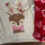 Fleecey soft Christmas reindeer candy cane pyjamas 5-6 years Image 2