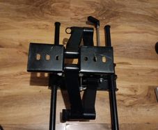 heavy duty wall bracket tilts , folds , extends perfect for moving tvs in an out and to any side