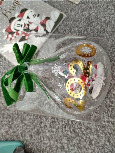 Box Of New as New Disney Christmas Ornaments and Gifts