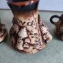 Maldivian Pottery Turkish set, ORIENS, Castle, 600ml, 200ml, Ceramic, Beige/Brown, 3 pieces Image 2
