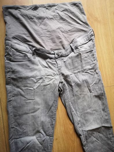 Maternity jeans light grey size 38