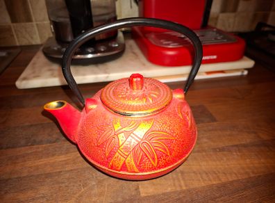 Brand NEW cast iron Japanese Ocha teapot with handle, 600 ml