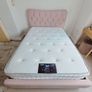 Pink Double bed frame and quality mattress Image 2