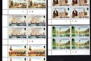1984 Isle of Man William Cain (Civic Leader Victoria Australia) Commemorative Stamps Plate Block 1B1B1B1B Mint Never Hinged (MNH)