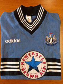 Newcastle United 1996/97 Adidas Away Jersey Adult Medium