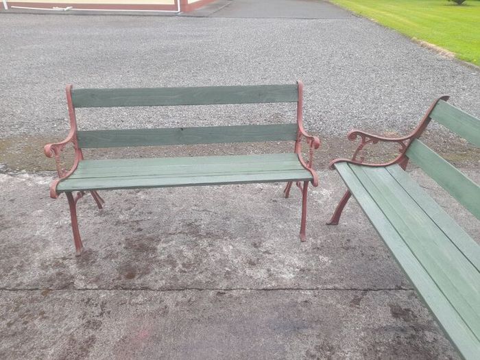 Cast iron Garden benches
