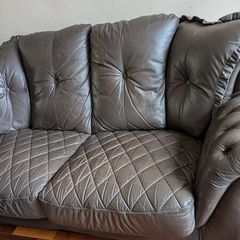3 piece leather couch