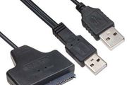SATA to USB Cable USB 2.0 to Sata 7+15 22 Pin Adapter External USB Power Supply For 2.5'' Ssd Hdd Hard Disk Drive HDD Converter