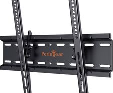 FREE P&P TV Wall Bracket for 26-60 inch TVs up to 52kg, Sturdy Tilt TV Bracket with VESA 75x75-400x400mm, 55 Inch Slim Wall Mount with Safe Pull Strings
