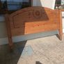King size storage divan and pine headboard Image 2