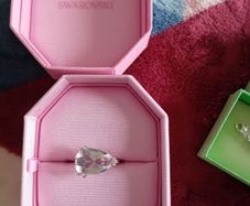 Swarovski ring and bracelet