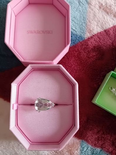 Swarovski ring and bracelet