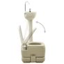 Portable Camping Toilet 10+10L and Handwash Stand 20L Set Grey Image 10