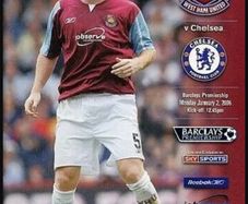 2006 West Ham United v Chelsea - Barclays Premier League Programme