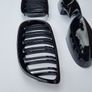 Brand New E92 E93 Pre-Lci Black Kidney Grilles & Mirror Covers Set Image 6