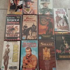 Western VHS tapes X  11