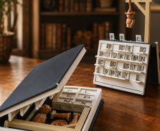 Book-Shaped Hangman Game  Family Word Game  Unique Gift