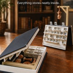 Book-Shaped Hangman Game  Family Word Game  Unique Gift