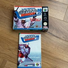 Wayne Gretzky 3D Hockey 98 - Nintendo 64 N64 Box and Manual ONLY (PAL)