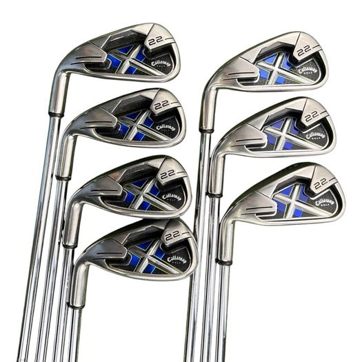 Callaway X-22 Irons / 4-Pw / Callaway Uniflex / Left Hand