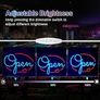 NEW SALE | Neon OPEN Sign, LED Neon Light Sign USB Powered 40x28CM Decorative Bar Open Sign for Home Bar Store Party Decor, Brightness Adjustable Image 3