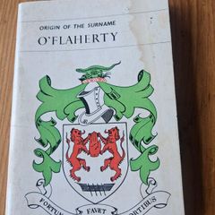 O'flaherty. Origin Of The Surname.  First Edition Paperback In Good Condition.  See Photos For Same.