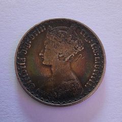 1860 british gothic florin