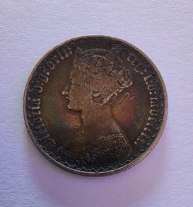1860 british gothic florin